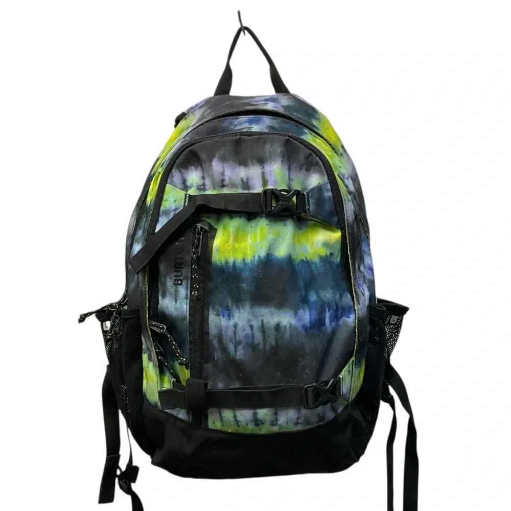 🎒 Burton‎ Tie-Dye Backpack Black Neon — Durable Daypack